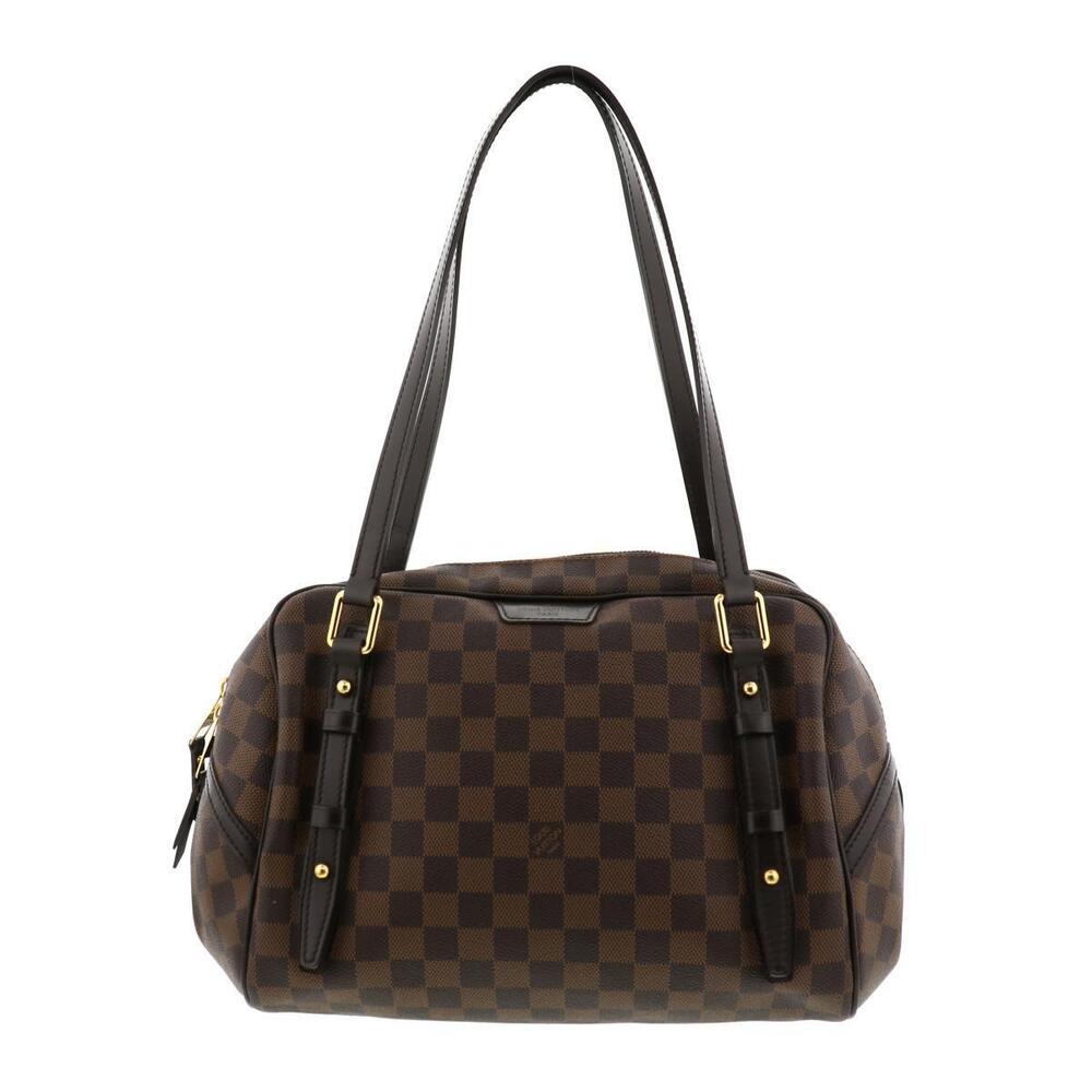 LOUIS VUITTON Damier Ebene Brown Rivington Shoulder Bag
